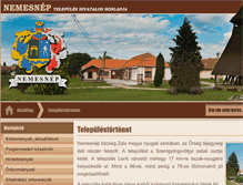Tablet Screenshot of nemesnep.hu
